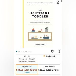 The Montessori Toddler by Simone Davies